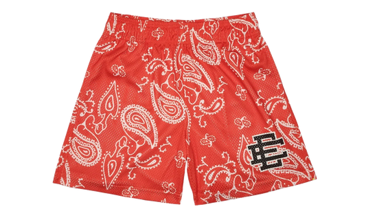 EE Basic Shorts "Paisley - Orange Black" EE165