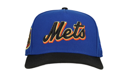 9FIFTY New York Mets 1969 World Series A Frame Snapback Hat "Royal Blue / Black" NE179