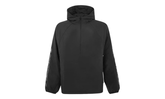 Nylon Half Zip Anorak "Vintage Black" 202HO258241F