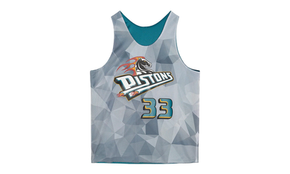 NBA Reversible Mesh Tank "Pistons Grant Hill" TMTK3208-DPIYYGHITEAL_S