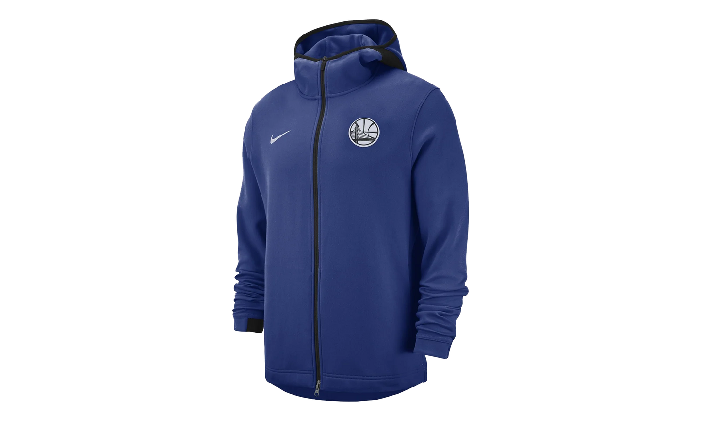 NBA Golden State Warriors Basketball Dry Fit Full Zip Hoodie "Blue" 940876 495