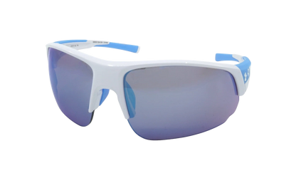 Changeup Dual Sunglasses "Gray Mirror - Shiny White / Carolina Blue" S8650129 039