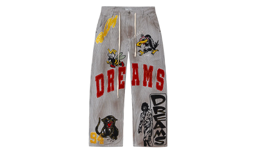 Pinstripe Work Pants "White / Black" VBKB9X80