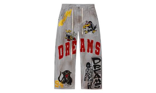 Pinstripe Work Pants "White / Black" VBKB9X80