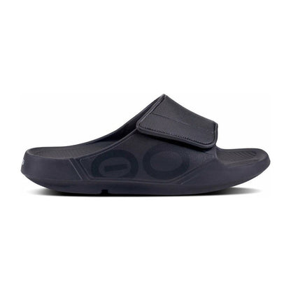 Unisex Ooahh Sports Flex Sandals in Black Matte