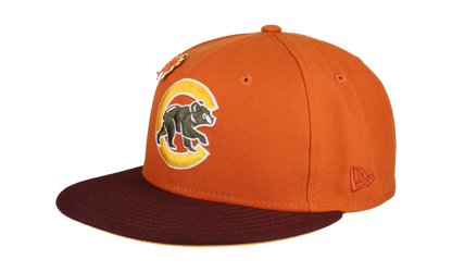 59FIFTY Chicago Cubs Fall Collection 2016 World Series Fitted Hat "Orange / Yellow" 123451290281