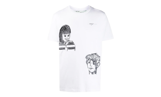Unfinished S/S Over T-Shirt "White" OMAA027S201850090110