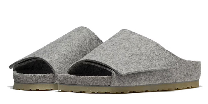Birkenstock Los Feliz Wool Felt Cement Melange