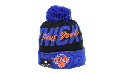 New York Knicks Cuffed Knit Pom Beanie "Black / Blue" 60268803