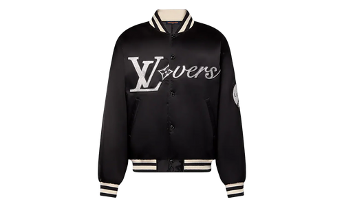 Embroidered Crystal Lovers Logo Nylon Jacket "Pharrell Williams - Black" 1AFHWQ