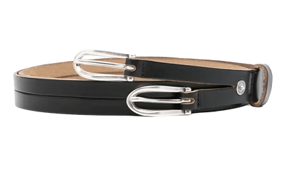 Twin Tongue Belt "Black" A2258TBC
