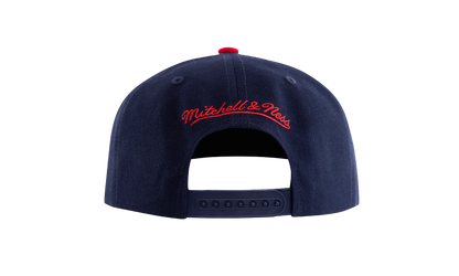 NBA Hardwood Classics Team 2 Tone 2.0 Snapback Cap "Brooklyn Nets - Navy / Red" HHSS3267 NJNYYPPPNYRD