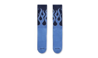 Everyday Plus Cushioned Crew Socks "Blue Flames - (1 Pair)" IB2285 410