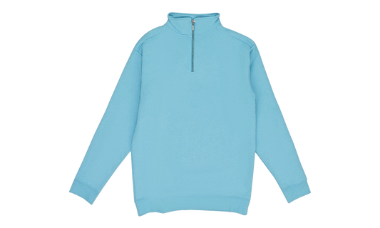 Quarter Zip Sweater "Baby Blue" SLR MTPS 0002