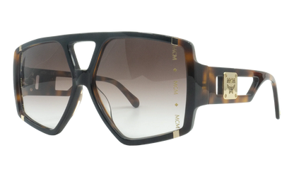 Hexagon Sunglasses "Black/Havana" MCM671S-019