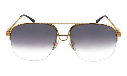 Collins Half Rim 24KT "Yellow Gold / Charcoal Black Flash Pink" MPCL2 0003 54T6