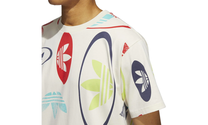 All-Over Print Tee "Wonder White Multi Color" HG3873
