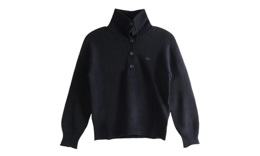 Carded Wool High Neck Sweater WMNS "Navy Blue" AF4010 166