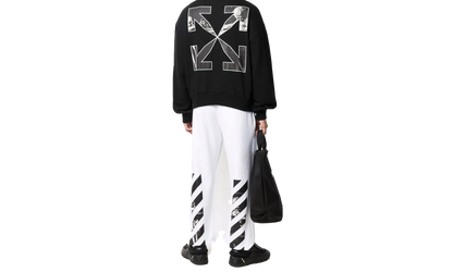 Caravag Arrow Over Crewneck "Black / White" OMBA058C99FLE0021001