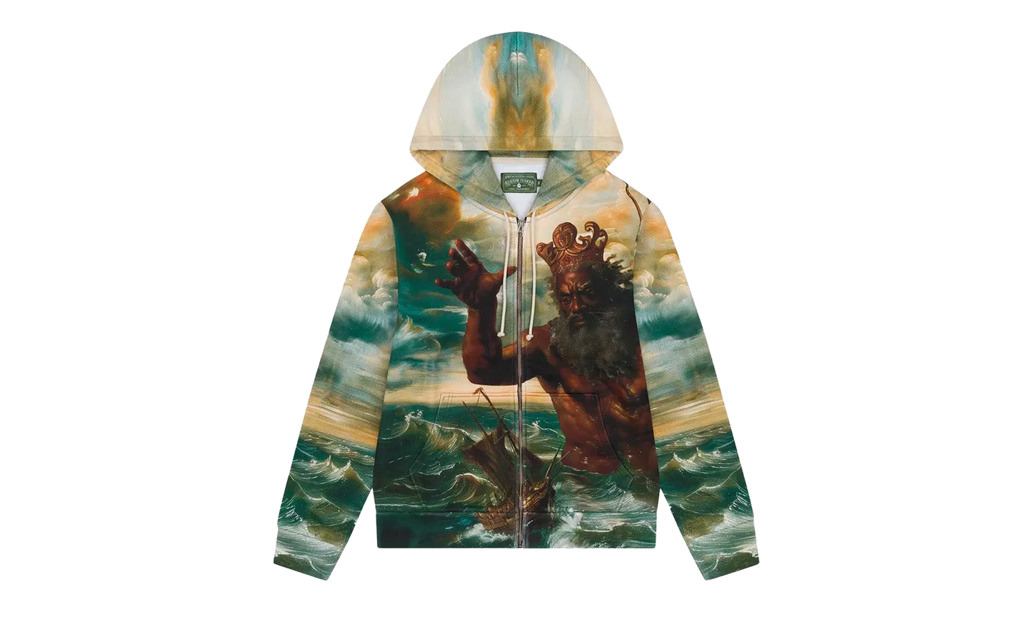 Poseidon's Revenge Zip Up Hoodie "Multicolor" DT582