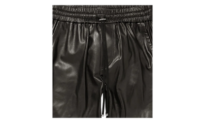 Leather Jogger Pants "Black" ALJPB