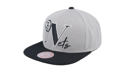 NBA Top Letter Snapback Cap "Brooklyn Nets - Grey" HHSS6582 BNEYYPPPGREY