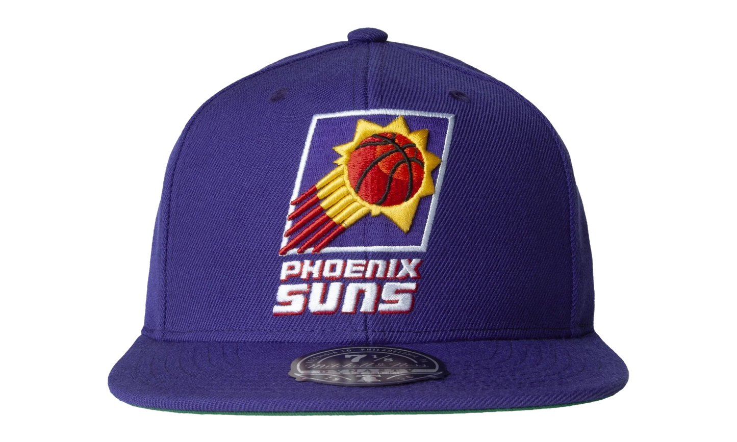 NBA Hardwood Classics Team Ground 2.0 Fitted Cap "Phoenix Suns - Purple" HHSF3259 PSUYYPPPPURP