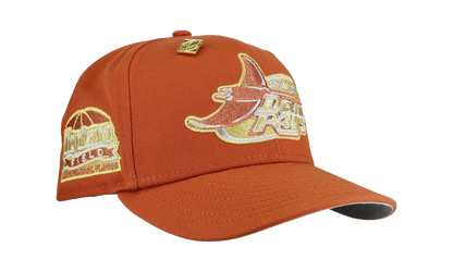 59FIFTY Tampa Bay Rays Tropicana Field Fitted Hat "Burnt Orange Gold" NE388