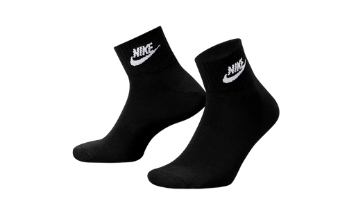 Everyday Essential Ankle Socks (3 Pairs) "White / Black" DX5074 010
