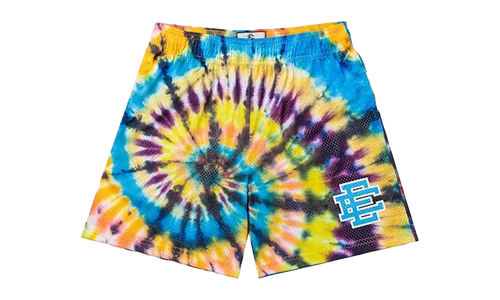 EE Basic Shorts (FW22) "Tie Dye Yellow Blue" EE217