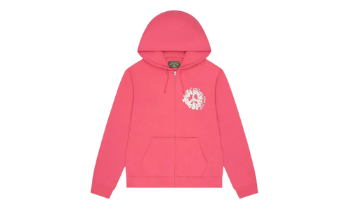 Denim University Zip Hoodie "Pink" DT426