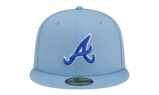 59FIFTY MLB ATLANTA BRAVES FITTED HAT "ERIC EMANUEL - Light Blue" EE433