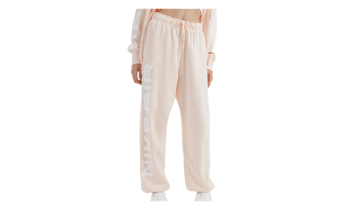 Sportswear Air Oversized High-Waisted Fleece Joggers WMNS "Ice Guava / White" FB8051 838