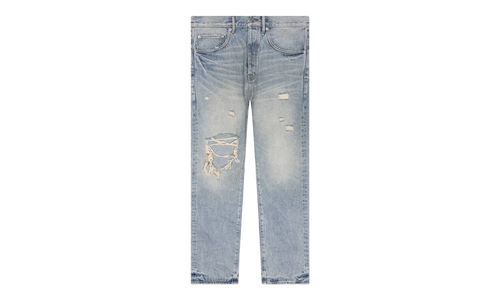 Knee Blowout Dirty Jeans "Light Indigo" P011 KNEB325
