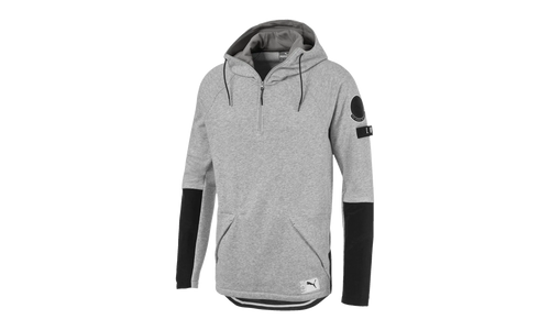 FtblNXT Casuals Hoodie "Light Grey Heather / Charcoal Grey" 656125 02