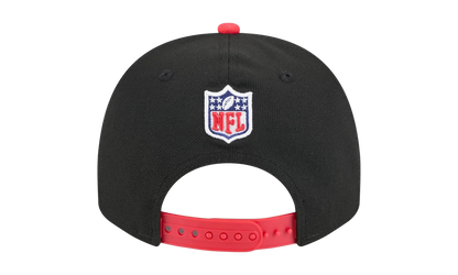 9FIFTY Kansas City Chiefs NFL A Frame Snapback Hat "Black / Red" NE136
