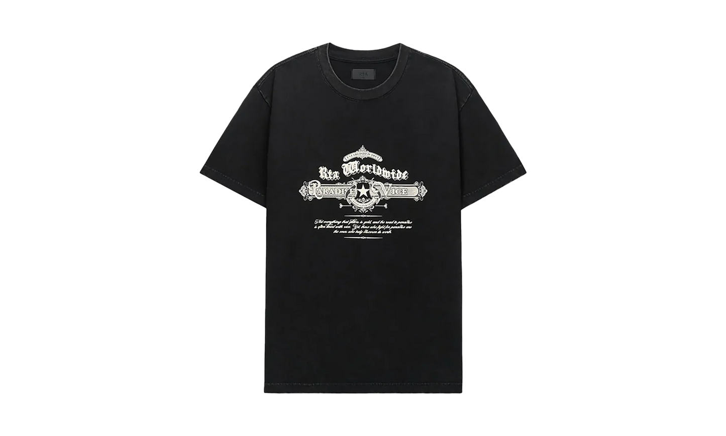 Colin Oversized SS Tee "Black Retro Paradise" MPVCK911 T1322BKRTP