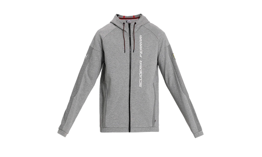 Scuderia Ferrari Race Hooded Sweat Jacket "Medium Gray Heather" 597951 03