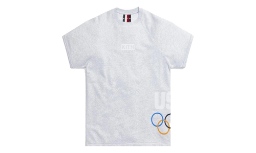 Team USA 5 Rings Howard Tee "Light Heather Grey" KITH73