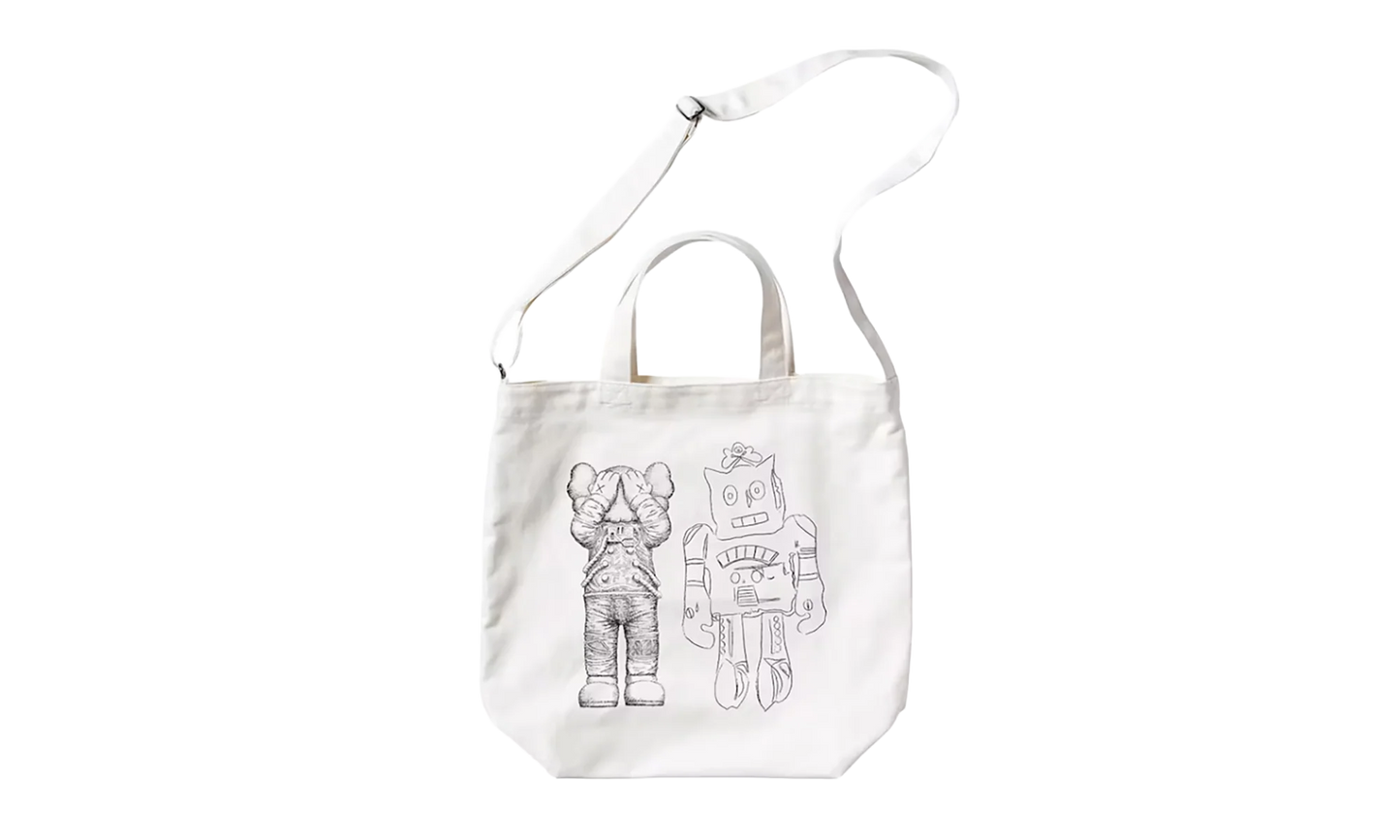Uniqlo Warhol 2Way Tote Bag "White" KAWS202494