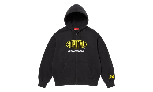 Performance Zip Up Hoodie "SS26 - Black" SU27266
