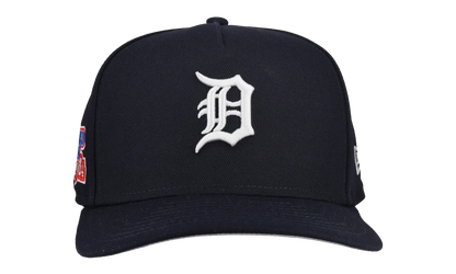 9FIFTY Detroit Tigers 1984 Team Color A Frame Snapback Hat "Black (Grey Brim)" NE473
