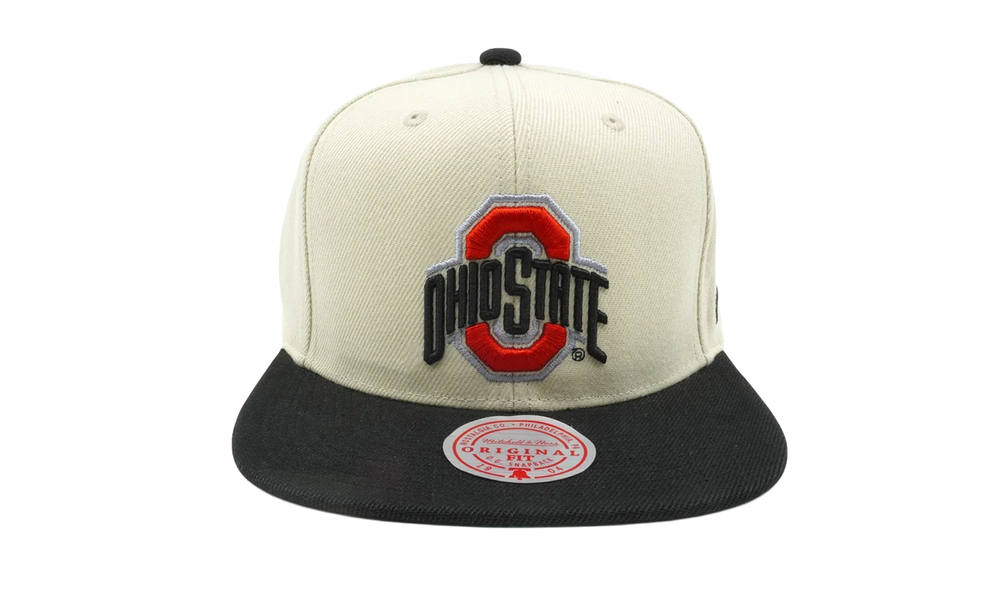 NCAA Vintage Jockey Snapback Cap "Ohio State Buckeyes - Cream" HHSS1209 OSTYYPPPCREA