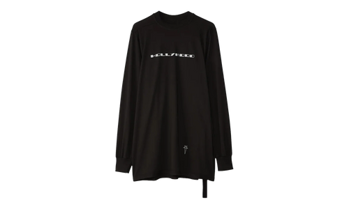 Hollywood Logo Jumbo Long Sleeve Tee Shirt "Black White" DU01E3261 RNEP5 0911