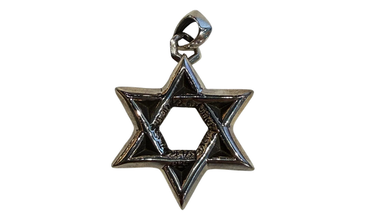 Large Star of David Pendant "Silver" CHRM1040