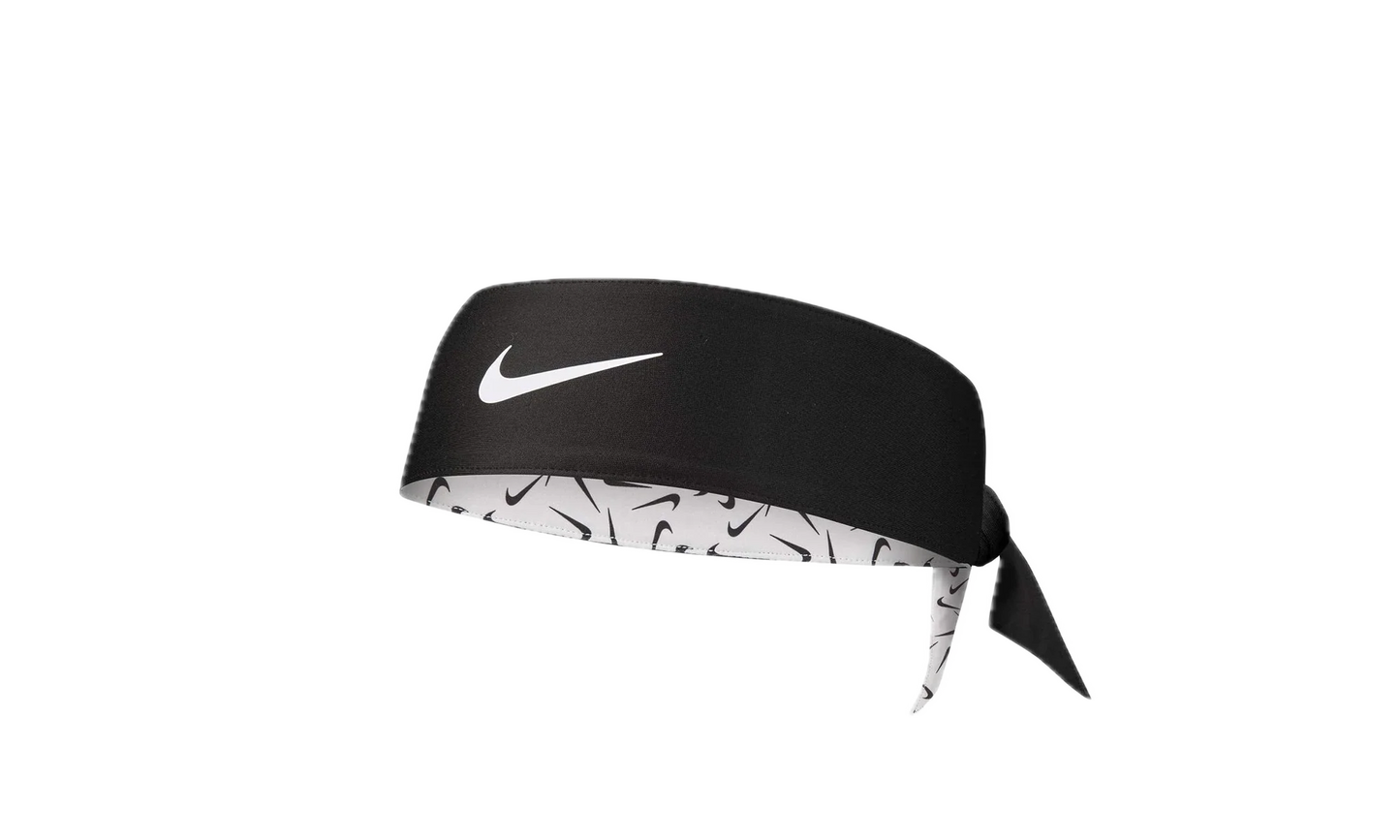 DRI-FIT PRINTED HEAD TIE 2.0 REVERSIBLE "White / Black / White" N.000.0245.176