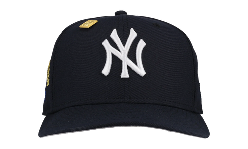 59FIFTY New York Yankees "The Captain" Fitted Hat "Navy Metallic / Grey Brim" 123451300275