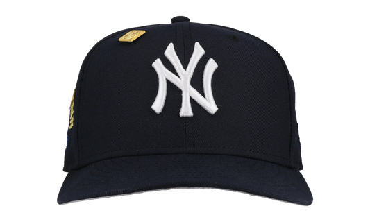 59FIFTY New York Yankees "The Captain" Fitted Hat "Navy Metallic / Grey Brim" 123451300275