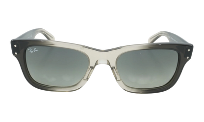 BURBANK SUNGLASSES "POLISHED TRANSPARENT GREY" RB2283-1340-71_52