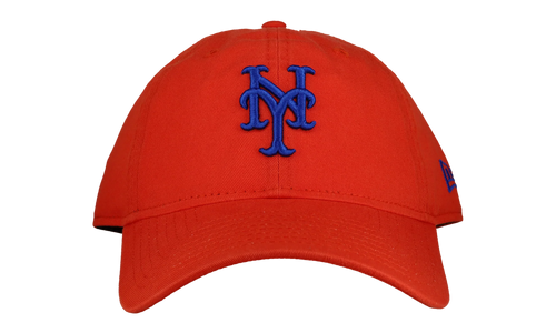 9TWENTY New York Mets Adjustable Hat "Royal/Orange (Orange Brim)" NE478